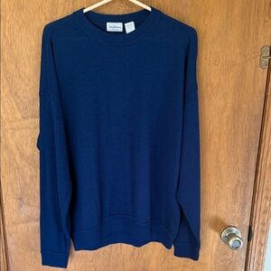 Saks Fifth Avenue Men's Deep Blue Crewneck Sweater